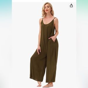 Flowy Army Green jumpsuit